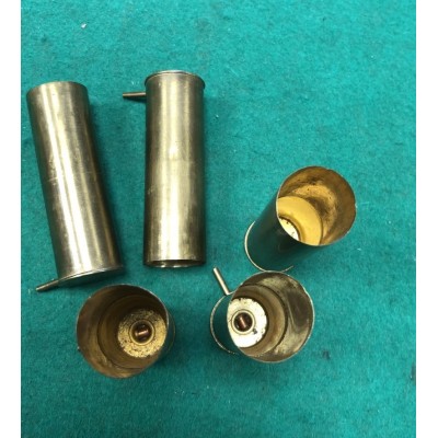 Originální, historické mosazné dutinky ráže 12 Lefaucheux.