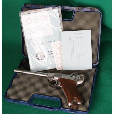 Pistole American Eagle -  kopie P08 v nerezu