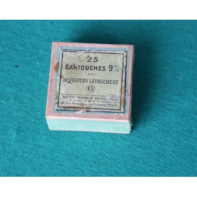 Náboje 9mm Lefaucheux v původním obalu