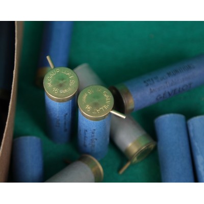 Dutinky brokové kal.16 Lefaucheux modré, značené