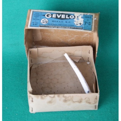 Krabice od brokových dutinek Gévelot ráže 14, sbírková.