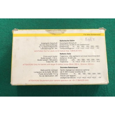 Náboje 8x68S RWS sbírkové