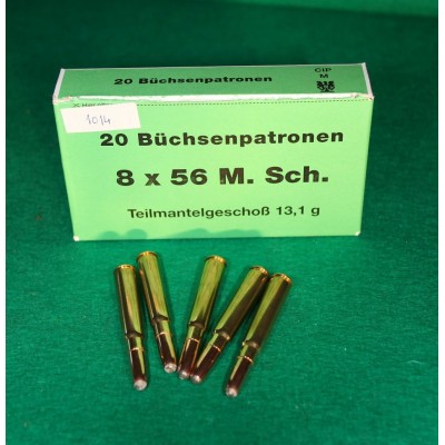 Náboje 8x56 Mannlicher Schonauer