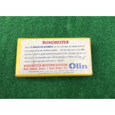 Náboje .22 Winchester automatic sbírkové  - rarita
