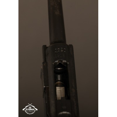 Pistole P08 Erfurt, v.č. 5357, výborný stav, KOMISE