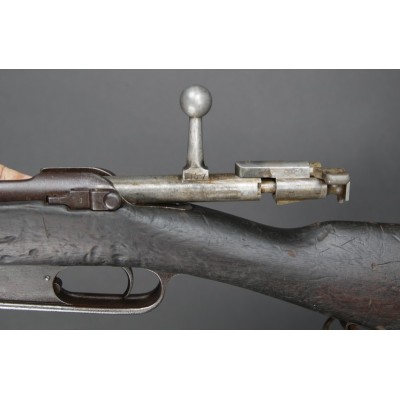 Gewehr M.88 Amberg 1889, v.č. 9500, puška, která strávila roky v zákopech