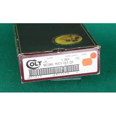 Colt Gold Cup National Match, v.č. SN27379 KOMISE