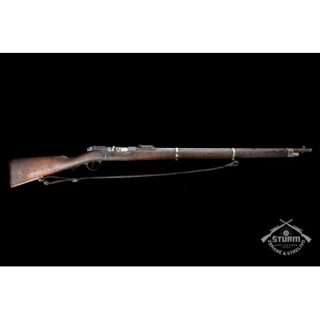 Kropatschek M.1886, dlouhý pěchotní, v.č. Z 230, zachovalý, KOMISE, zkušebna