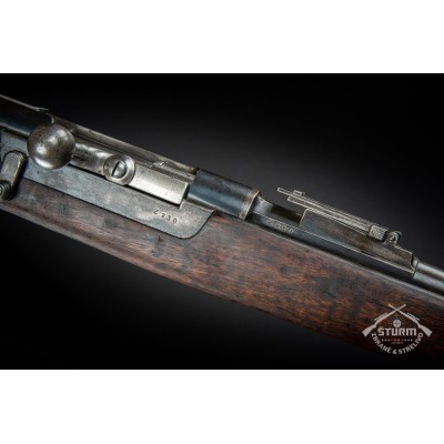 Kropatschek M.1886, dlouhý pěchotní, v.č. Z 230, zachovalý, KOMISE, zkušebna