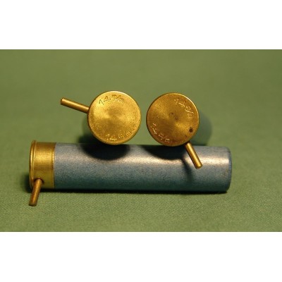 Náboje Lefaucheux, černý prach, ráže 14 mm, broky 4mm
