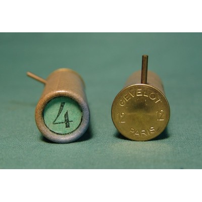 Náboje Lefaucheux, černý prach, ráže 14 mm, broky 4mm
