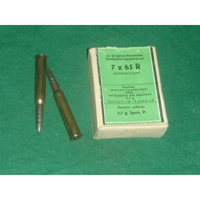 Náboje 7x65R, střela Brenneke Torpedo Ideal 11,5 g