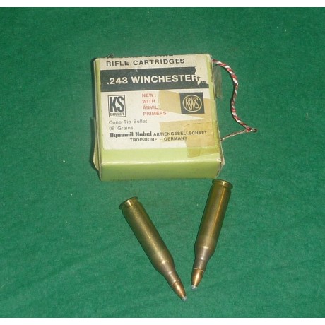 Náboje .243 Winchester RWS