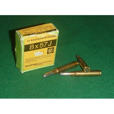 Náboje 8x57 J RWS, poloplášť, 12,7 g
