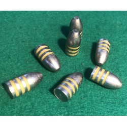 Střely PB přesné .502, hmotnost 461 grains, kalibrované, mazané